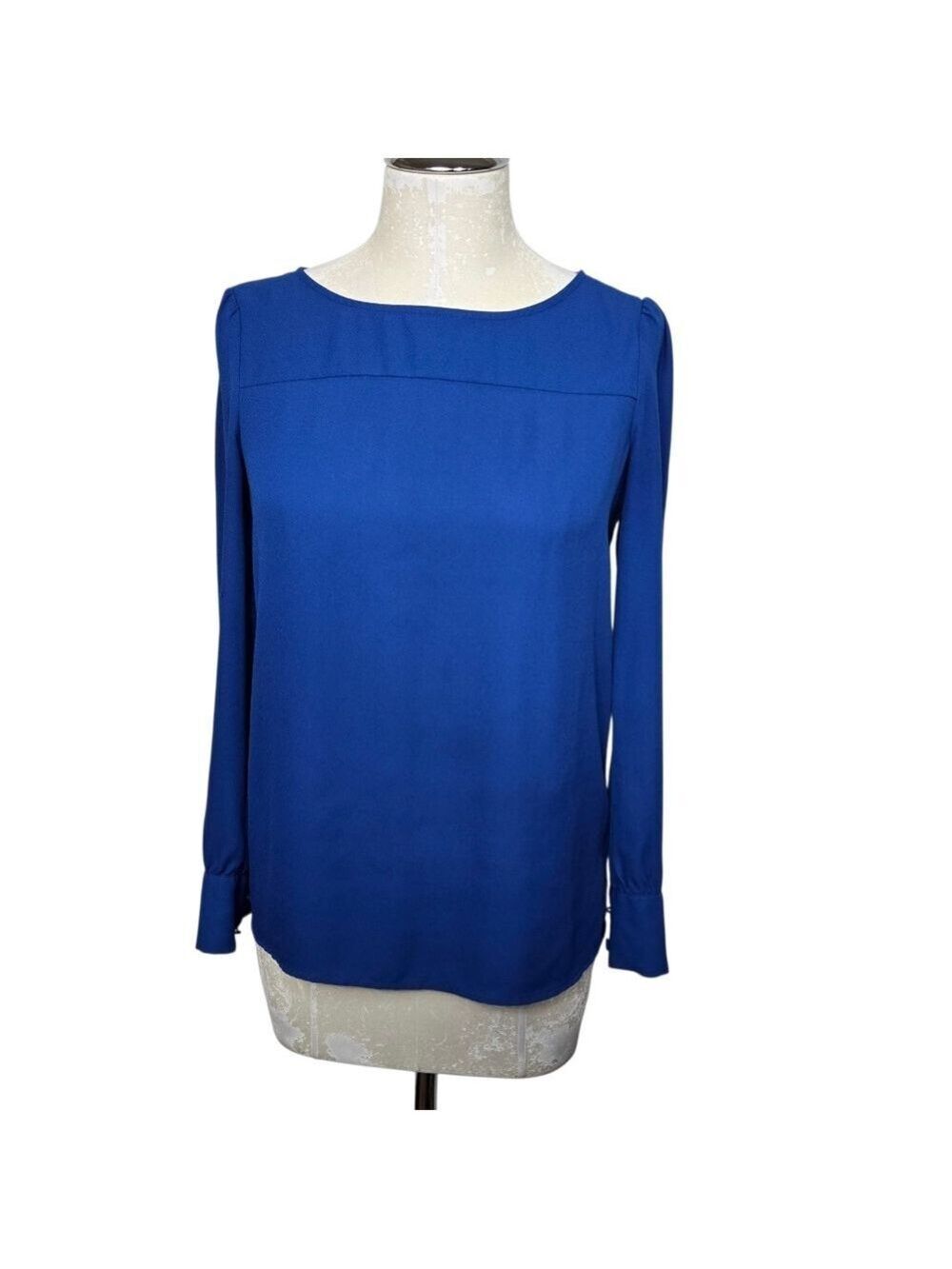 J. Crew Factory Blue Long Sleeves Blouse XXS